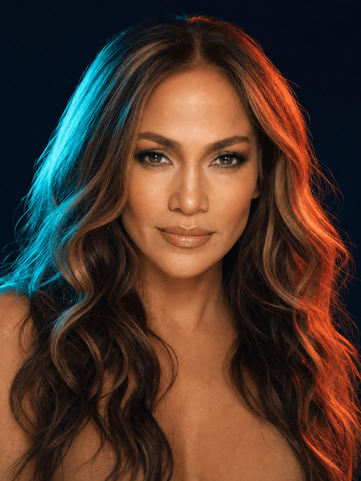 Jennifer Lopez AI headshot