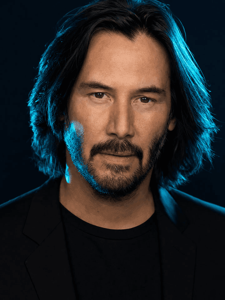Keanu Reeves AI headshot