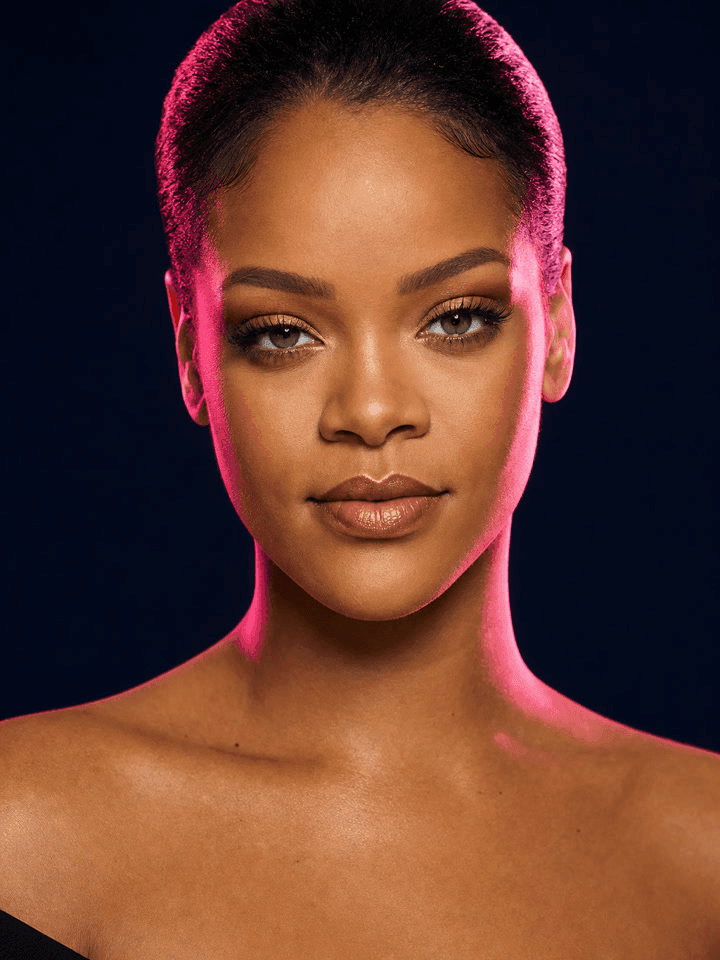Rihanna AI headshot