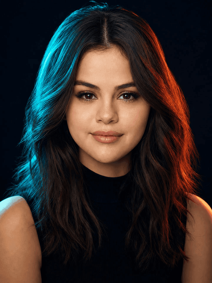 Selena Gomez AI headshot