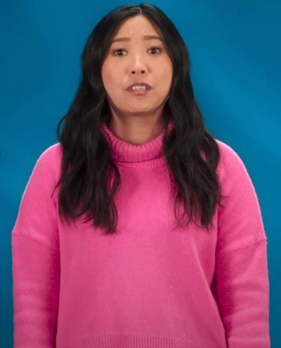 Later voice-role press — compare to AI headshot baseline under controlled cyan rims.
