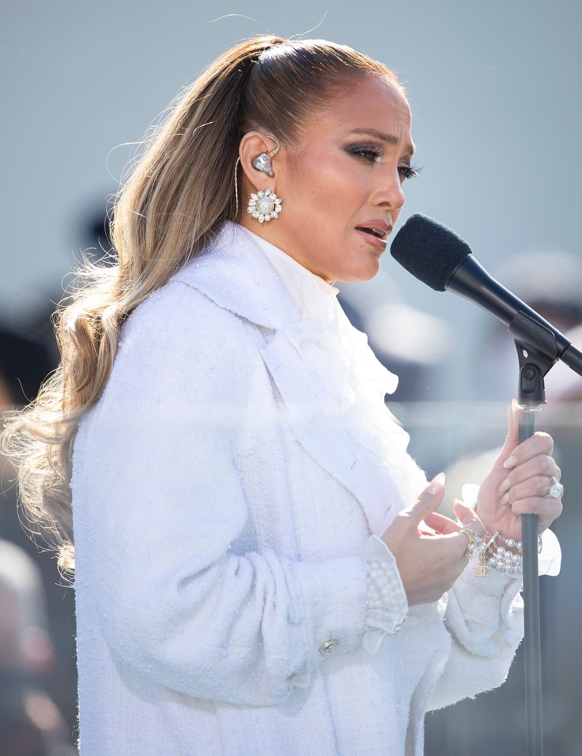 2021 US Capitol appearance — high-plane glow and soft feminine jaw taper under daylight/flash mix.