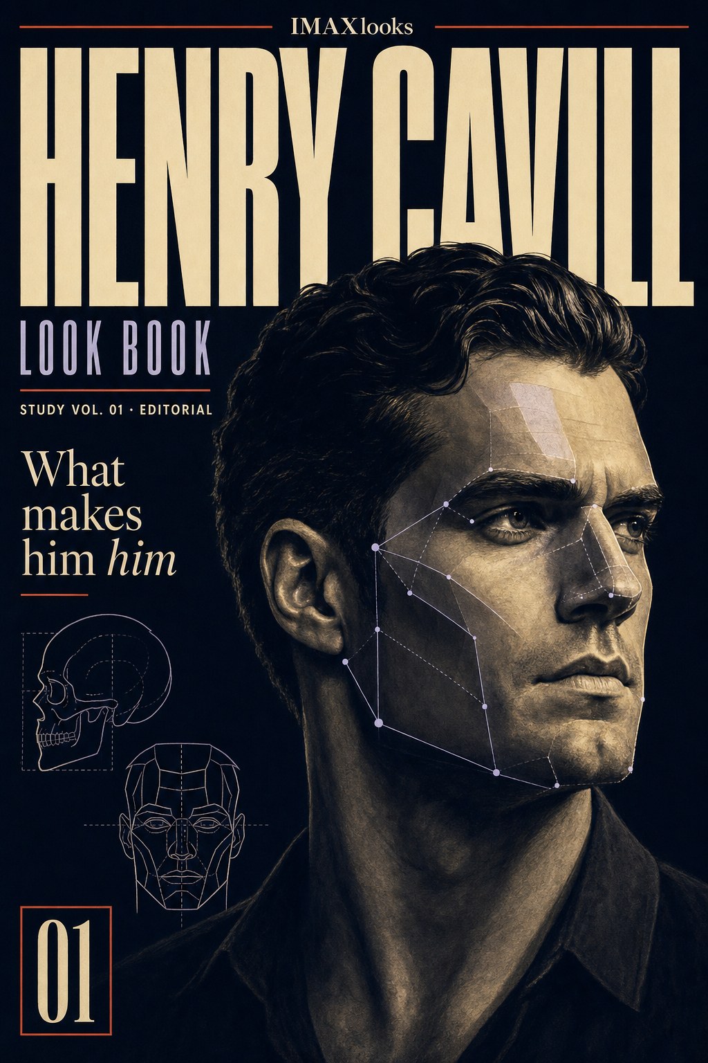 Cover — Henry Cavill Look Book page 01
